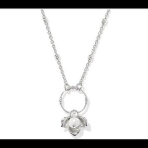 Kendra Scott Lucille Pendant Necklace rhodium Over Brass NWT #1646